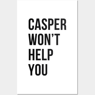 Casper The Friendly Ghost | Casper Won't Help You Vintage Classic Posters and Art